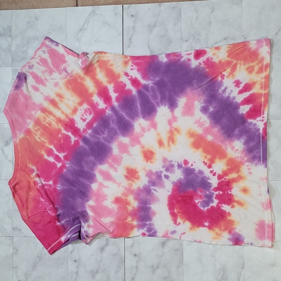 🌻FOR BUNDLES ONLY🌻 Pink Orange Tie-dye Mom Life Shirt - Picture 9 of 13